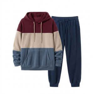 Ensemble Sportif Unisexe Tricoté Respirant Effet Délavé Automne/Hiver 2026 – Hoodie Imprimé et Pantalon Chaud Décontracté Personnalisable - Product Image 6