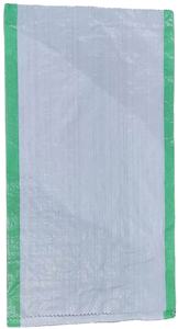 Customizable Dual-Sided Green Strip PP Woven Bag with Visible BOPP Plastic Custom Logo <b>Packaging</b> for Flour Feed and Fertilizer - Product Image 3