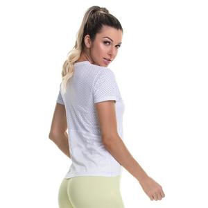 High Quality <b>Compression</b> Active Wear Yoga Set Fitness <b>Short</b> Sleeve T Shirt and Legging Gym Workout Outfit Set - Product Image 5