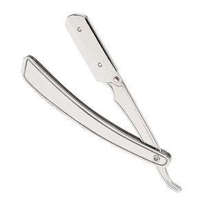 Navaja de barbero profesional de acero inoxidable de alta calidad, navaja de afeitar 2 en 1 personalizada - Product Image 1