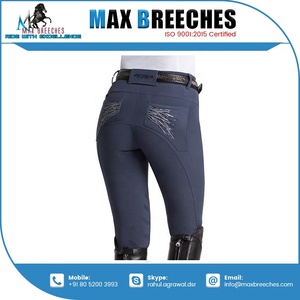 2021 nuevo diseño de pantalones de equitación de silicona duraderos para mujer logotipo personalizado Nylon Jodhpurs Leggings producto ecuestre - Product Image 2