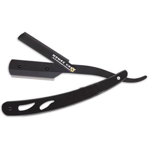 Navaja de Barbero de Acero Inoxidable 100% con Filo Recto, Herramienta de Afeitado Profesional de Precisión para Salones de Belleza y Barberías, OEM, Marca Privada y Venta al por Mayor - Product Image 1