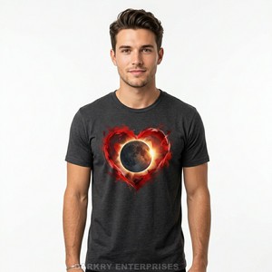 Camiseta Gris Artística para Hombre con Diseño Personalizado del Árbol de la Vida, Raíces y Corazón, Impresión Gráfica de Alta Calidad, Algodón Peinado Suave y Transpirable de Fábrica - Product Image 6
