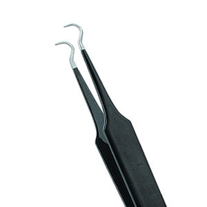 Herramienta Profesional UBI para el Cuidado de la Piel, Extractor de Puntos Negros y Espinillas, Acero con Alto Contenido de Carbono, Mango Ergonómico en Ángulo, Color Negro - Product Image 3