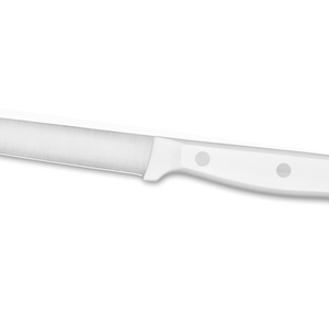 Couteau utilitaire de qualité supérieure en acier inoxydable de 4,5 pouces avec manche à triple rivet blanc, lame tranchante de précision pour aliments, fruits et légumes - Product Image 3