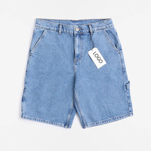 Designer Custom Men Summer Casual Jeans <b>Shorts</b> High Quality High Waist Cargo Denim <b>Shorts</b> - Product Image 3