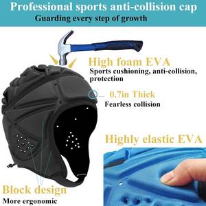 Casco de Flag Football con Acolchado para Jóvenes, Casco de Rugby Ajustable, Casco Speedflex Ligero y Transpirable para Fútbol, Hockey - Product Image 2