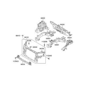 Pièces et accessoires pour voitures et camions Sorento, neufs, autres, côté droit 645021U000 - Product Image 2