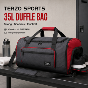 Terzo Sports wholesale Classic 35L <b>Duffel</b> <b>Bag</b> Large Capacity Gym <b>Bag</b> with Adjustable Strap and Soft Handle - Product Image 5