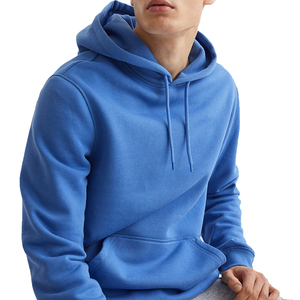 Men's <b>Thick</b> <b>Fleece</b> Solid Winter Zipper-Up Hoodie 100% Cotton Custom Embroidery Logo Print Blank Workout Fitness - Product Image 3