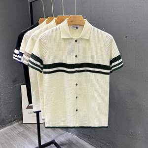 Polo Shirt High Quality Men's Embroidered Breathable Knitted polo Shirt Custom for Shirts - Product Image 2