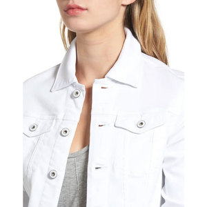 <b>Custom</b> Womens Fashion <b>Denim</b> <b>Jacket</b> Casual Jean Outerwear Vintage Streetwear <b>Jacket</b> Wholesale Womens Apparel Manufacturer - Product Image 2