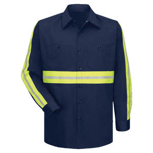 Camiseta de Seguridad de Alta Visibilidad Relevo Industries, Verde con Cinta Reflectante, Bolsillo, Ropa de Trabajo, Manga Corta para Hombre, Logotipo ANSI Clase 2 EN - Product Image 4