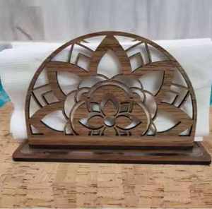 Caja de pañuelos de bambú y madera natural para spas, caja de pañuelos de madera hecha a mano, única, para regalos, portapañuelos de lujo - Product Image 6