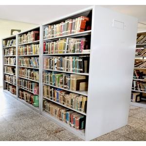 Étagère de bibliothèque durable avec cadre en CRCA thermolaqué, tubes, barres et plaques, profondeur 310-620 mm, hauteur 1500-2400 mm, standard - Product Image 6