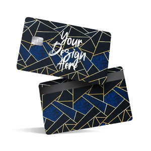 Pegatinas de tarjetas de crédito personalizadas de estilo lujoso para uso personal, pegatinas removibles para tarjetas de débito y crédito. - Product Image 2