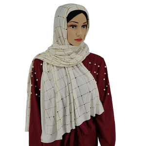 Hijab en jersey de haute qualité pour femmes, châle malaisien, hijab musulman en georgette - Product Image 6