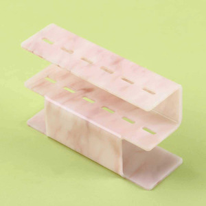 Organizador de almacenamiento profesional transparente con base estable y múltiples ranuras para exhibir herramientas y pinzas de forma conveniente - Product Image 1