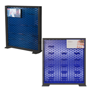 Premium Luxury Modern Freestanding Shoe Display <b>Stand</b> | Reusable Framed Gridwall Footwear Rack Adjustable Shelves Solid Base - Product Image 1