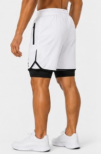 Pantalones Cortos Deportivos Personalizados para Hombre, Cintura Media, Casuales, para Gimnasio y Running, Hechos de Satén Transpirable, de Secado Rápido y Ecológicos - Product Image 3