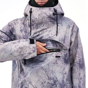 High Quality Winter Ski Suit Men's <b>Skiing</b> Jacket Snowboarding Pants Male Ski Sets With Front Pockets Sublimated Softshell Jacket - Product Image 3