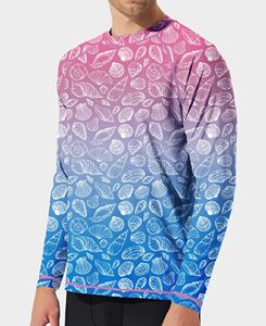 Camiseta de Natación Personalizada para Hombre, Manga Larga, Secado Rápido, Poliéster, Sublimación, Venta al Por Mayor, Fabricante OEM - Product Image 6