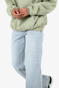 Large Quantity Cheap Straight Street <b>Jeans</b> Homme <b>Elastic</b> Waist Wide Leg Men Fashion Denim <b>Jeans</b> - Product Image 2
