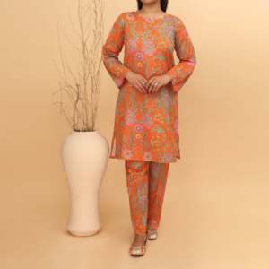 Conjunto de franela sólida para mujer de 2 piezas PW4247 - Product Image 3