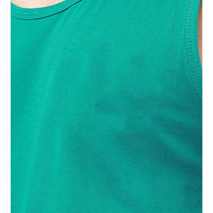 Camisetas sin Mangas para Hombre, Color Sólido, Secado Rápido, 100% Algodón, Cuello Redondo, Transpirables, Ecológicas, Ropa Deportiva Informal, Tallas Grandes Disponibles - Product Image 3