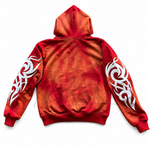 Sudadera con capucha para hombre de moda, estilo desgastado, térmica, de gran grosor, venta al por mayor - Product Image 2