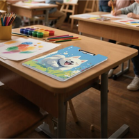 Portafolio de Negocios A4 con Logotipo Personalizado, Organizador de Documentos con Clip, Carpeta Rígida de PP Impermeable, Artículo de Papelería para Regalo Corporativo