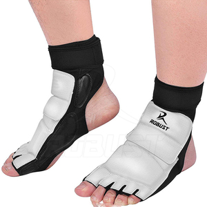 Protège-pieds de Taekwondo en cuir écologique, légers, personnalisables, faciles à porter, confortables, pour l'entraînement aux arts martiaux - Product Image 2
