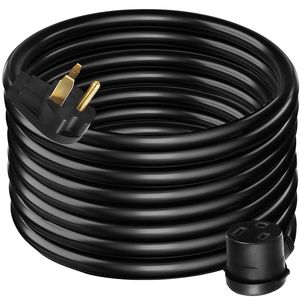 สายต่อเชื่อมพลาสมา50ft 30A สายไฟสำหรับช่างเชื่อมแบบพกพา - Product Image 1