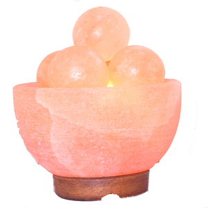 Moderna Lámpara de Sal del Himalaya, Cuenco de Sal Natural Hecho a Mano, Luz Decorativa para el Hogar y Tiendas Minoristas - Product Image 6
