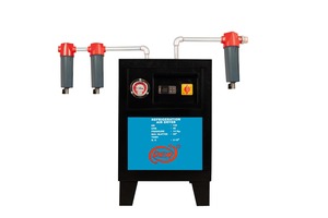 Sécheur d'air réfrigéré industriel pour systèmes de compresseurs d'air, haute efficacité, échangeur de chaleur à tube de cuivre 40 CFM, marque DEW, garantie 1 an - Product Image 2