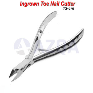 Coupe-ongles incarnés en acier inoxydable à lame droite, pince à ongles pour ongles épais, usage en pédicure et podologie - Product Image 4