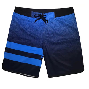 Shorts de Baño Azules para Hombre, de Secado Rápido, con Cordón Ajustable en la Cintura, Casuales, 100% Algodón, Transpirables, con Bolsillos - Product Image 1