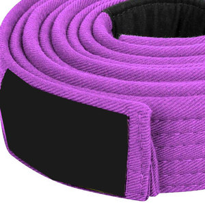 Ceintures de karaté personnalisées avec logo et design sur le devant, 100% coton, respirantes, séchage rapide, vente chaude, professionnelles - Product Image 6