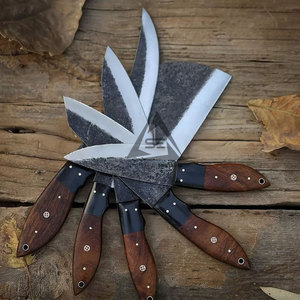 High Grade High Quality Handmade 67-Layer Damascus Steel Chef <b>Knives</b> <b>Set</b> Wood Handles Custom Made Right-Handed Multi-Purpose - Product Image 3
