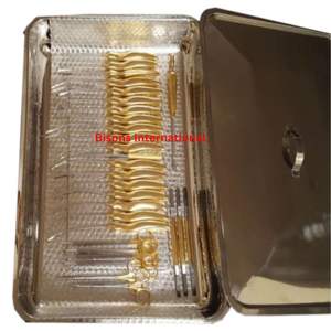 BISONS - Juego de Instrumentos de Cirugía Plástica Manual de Acero Inoxidable para Lifting Facial y de Cejas, Tijeras y Disectores - Product Image 2