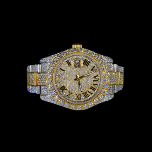 Reloj RLX Totalmente Cubierto de Diamantes Moissanite, Joyería Hiphop, Material de Plata 925, para Regalo de Compromiso, Boda o Aniversario - Product Image 1