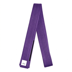 Cinturón de Artes Marciales Morado, Unisex, para Adultos y Jóvenes, Cinturón de Karate BJJ - Product Image 2