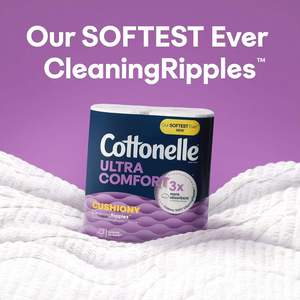 Eco Cottonelle Toilet <b>Paper</b> Soft 3 Ply Bathroom <b>Tissue</b> Roll Strong Absorbent <b>Paper</b> Bulk Supply - Product Image 1