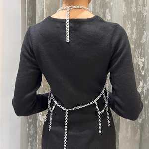 เสื้อคลุมตัวแบบโซ่โลหะอะลูมิเนียม – ชุดสำหรับงานเทศกาล, ชุดสำหรับงานเรฟ, เครื่องประดับโดดเด่น - Product Image 5