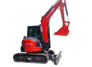 Mini-excavatrice d'occasion KX163 avec moteur KUBOTA, modèle 2024 - Performances fiables, excavatrices KUBOTA U55 kx 155 161 163 165 - Product Image 6