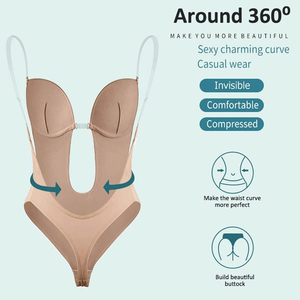 Body sculptant sans couture tissé pour femme avec contrôle du ventre et options de couleurs personnalisées, usine de fabrication ODM 2026 - Product Image 3