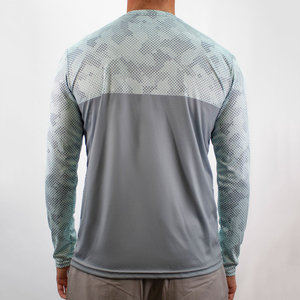 Camisa de Pesca Personalizada con Logotipo, Impermeable, Antibacteriana, Transpirable, UPF 50, Cortavientos, Manga Larga, Secado Rápido UV, Unisex, Servicio OEM - Product Image 3