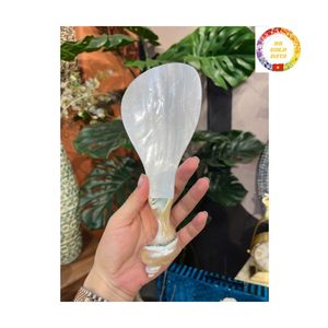 Mother of Pearl Spoon | Natural Shell | Food Safe | Dessert Caviar Use | Wholesale OEM - Product Image 3