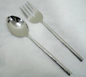 Juegos de cubiertos de acero inoxidable, juego de cubiertos de nuevo diseño con acabado pulido espejo, juego de cucharas de servir de acero inoxidable - Product Image 1