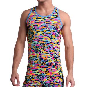 <b>Men</b> Custom Tank Top with <b>Black</b> Pocket Soft Cotton Fabric Sleeveless Casual Style Tank Top Ideal for Summer Custom Design - Product Image 5